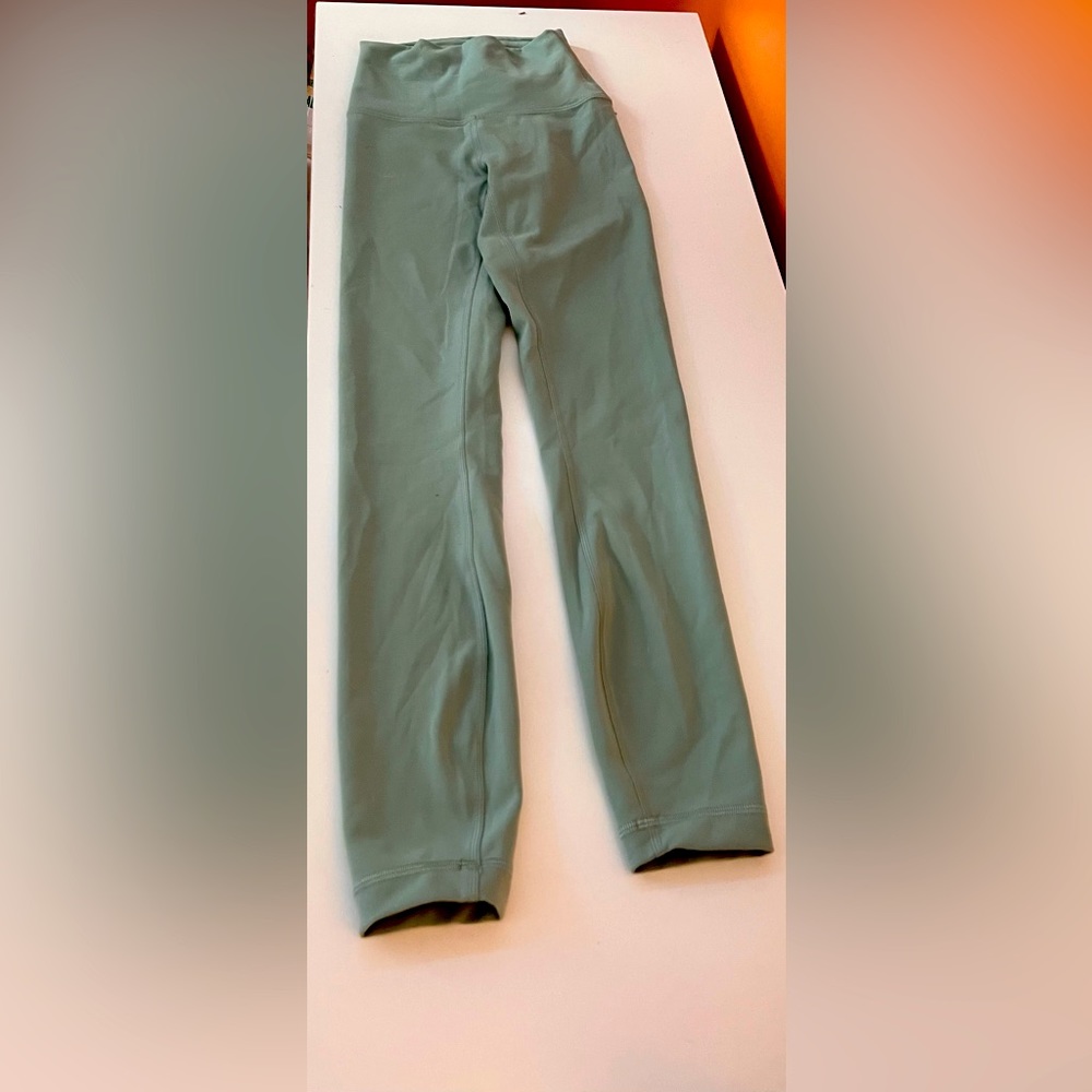 Lululemon Sage green leggings.